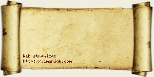 Emilija Parenta vizit kartica